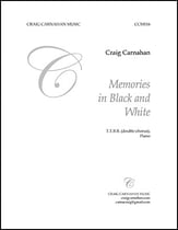 Memories in Black and White TTBB choral sheet music cover